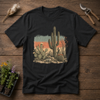 Desert Cacti T-Shirt in Black