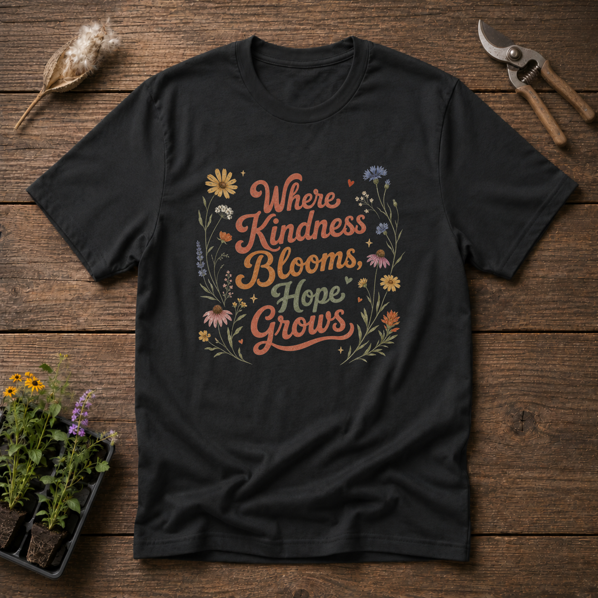 Kindness Blooms Hope T-Shirt