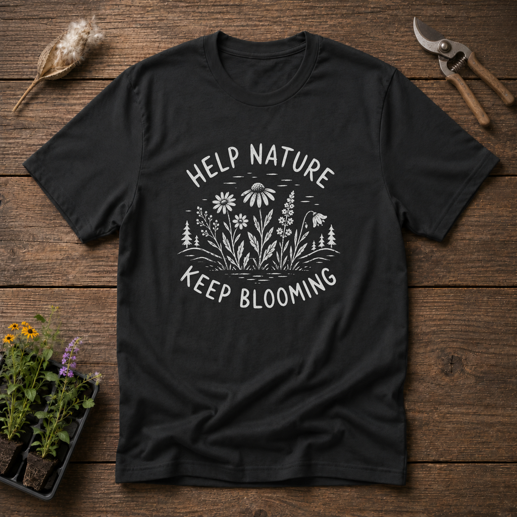 Help Nature Keep Blooming T-Shirt