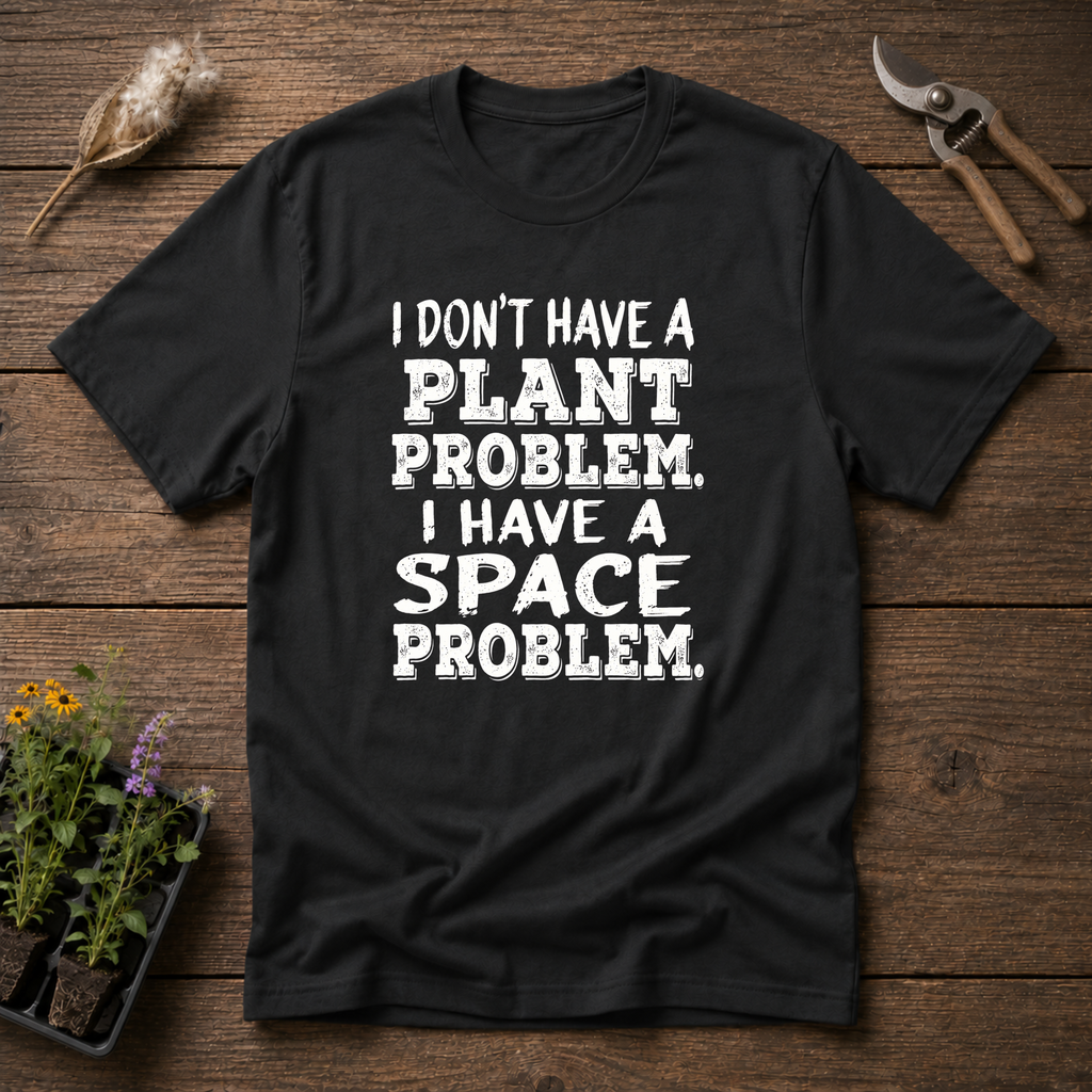 Space Problem T-Shirt in Black