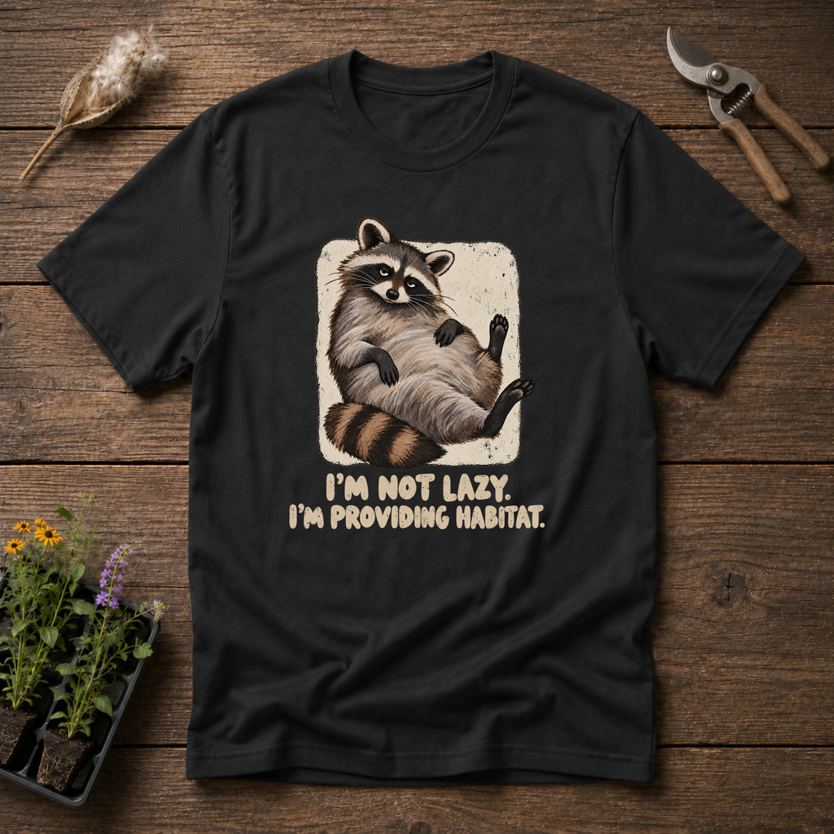 Providing Habitat T-Shirt in Black