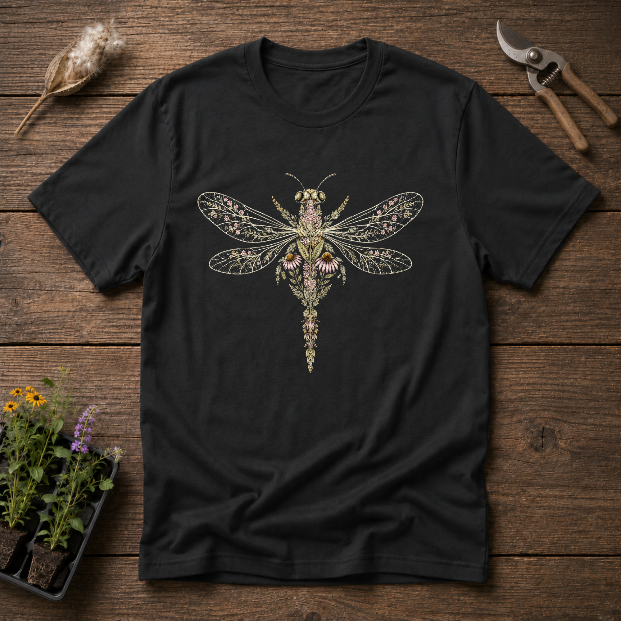Botanical Dragonfly T-Shirt