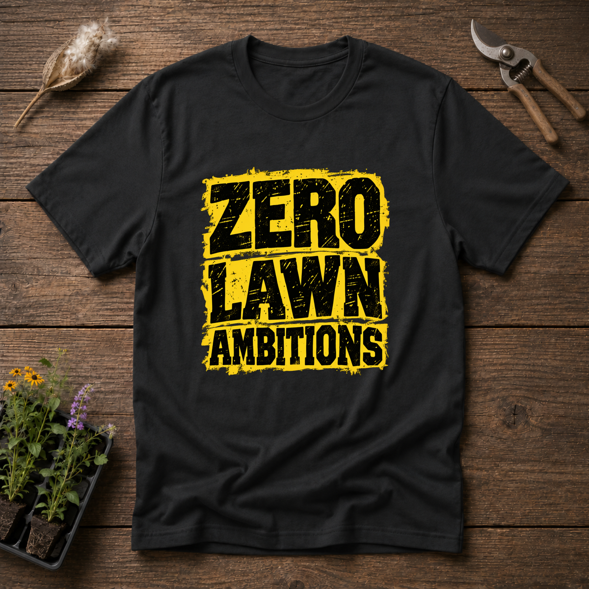 Zero Lawn Ambitions T-Shirt in Black