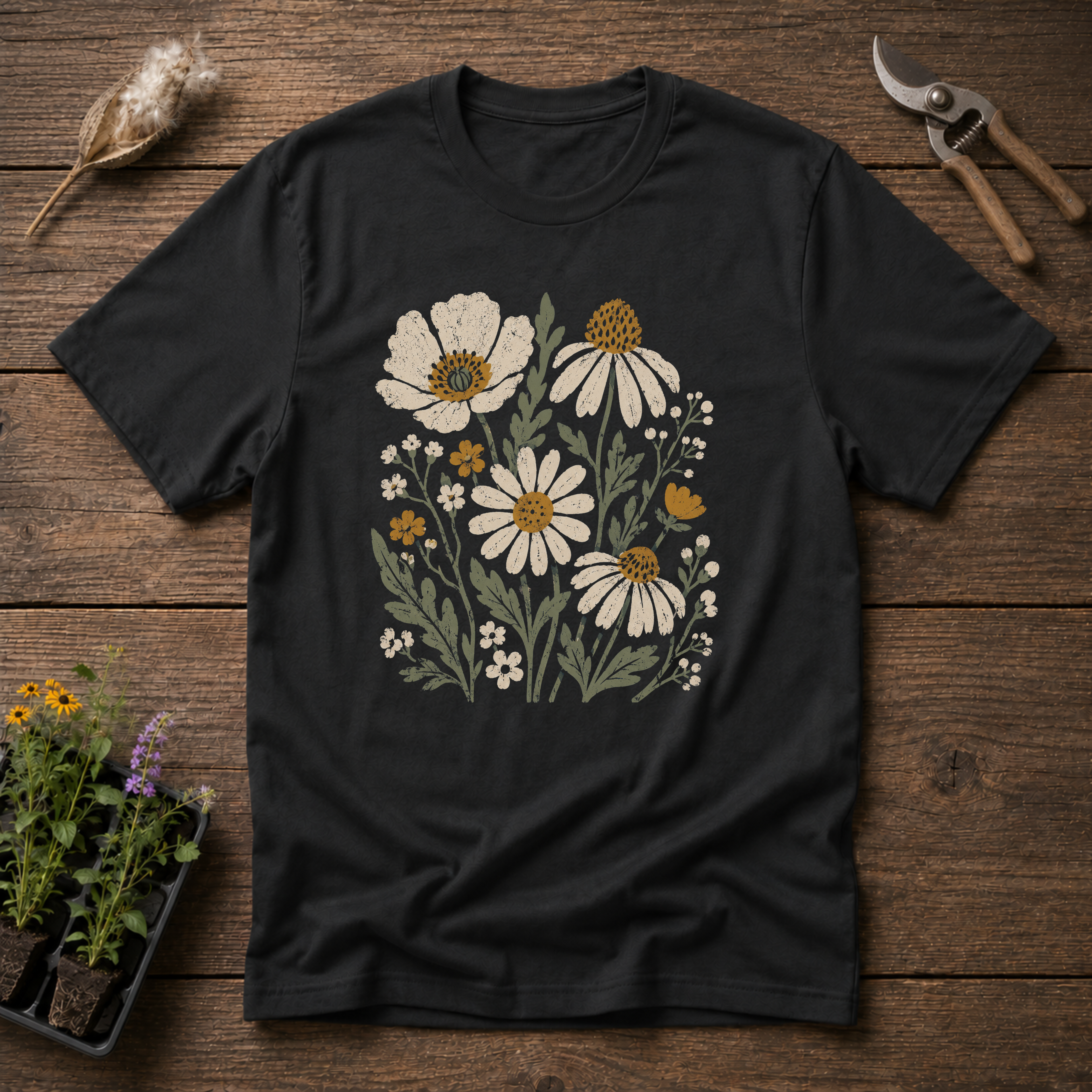 Vintage Wildflowers T-Shirt