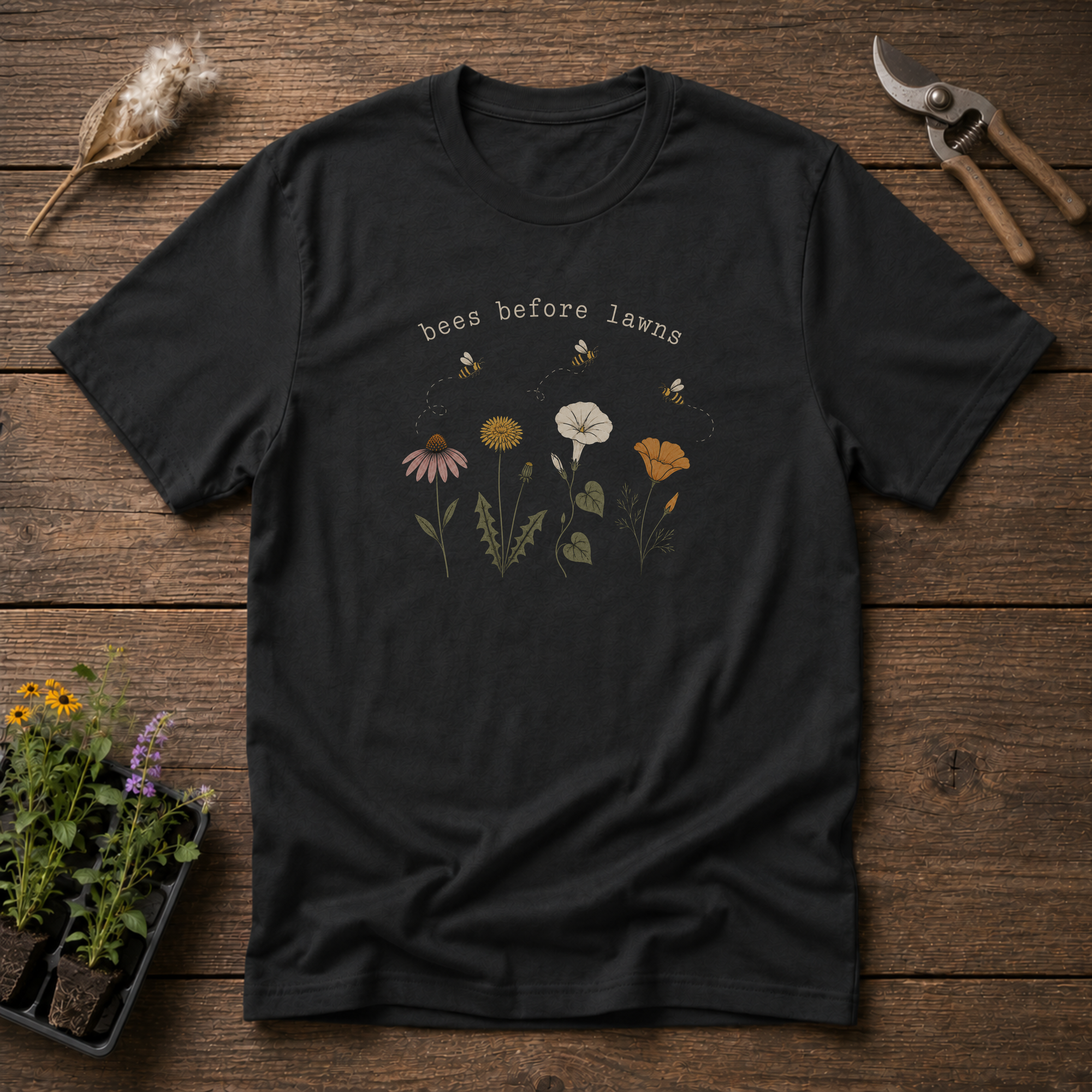 Bees Before Lawns T-Shirt