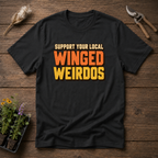 Support Winged Weirdos T-Shirt in Black