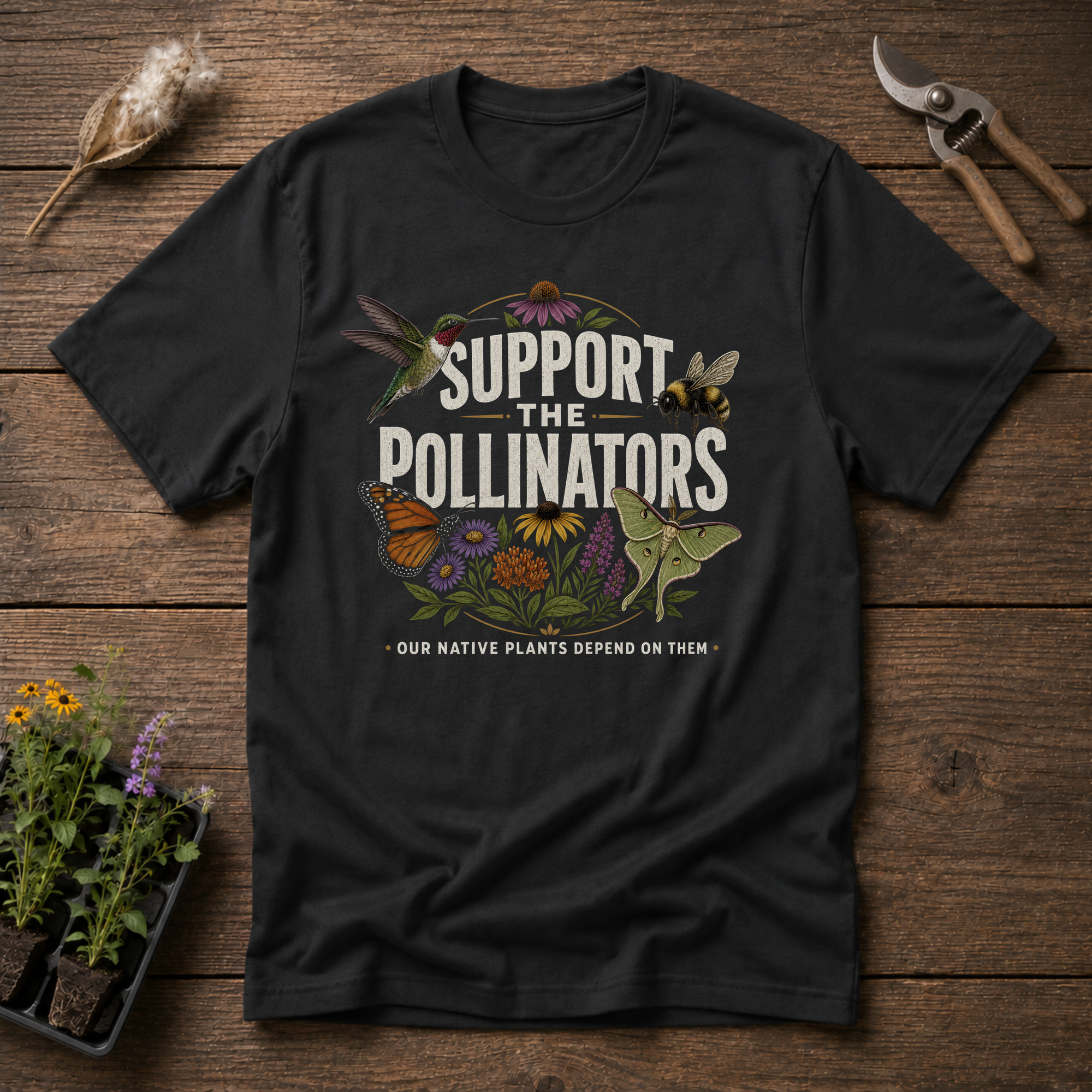 Support The Pollinators T-Shirt