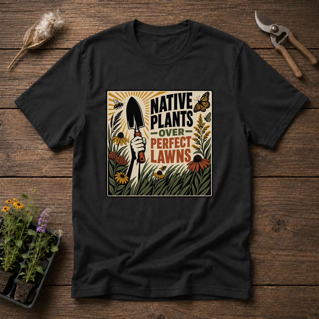 Native Plants Over Perfect Lawns T-Shirt