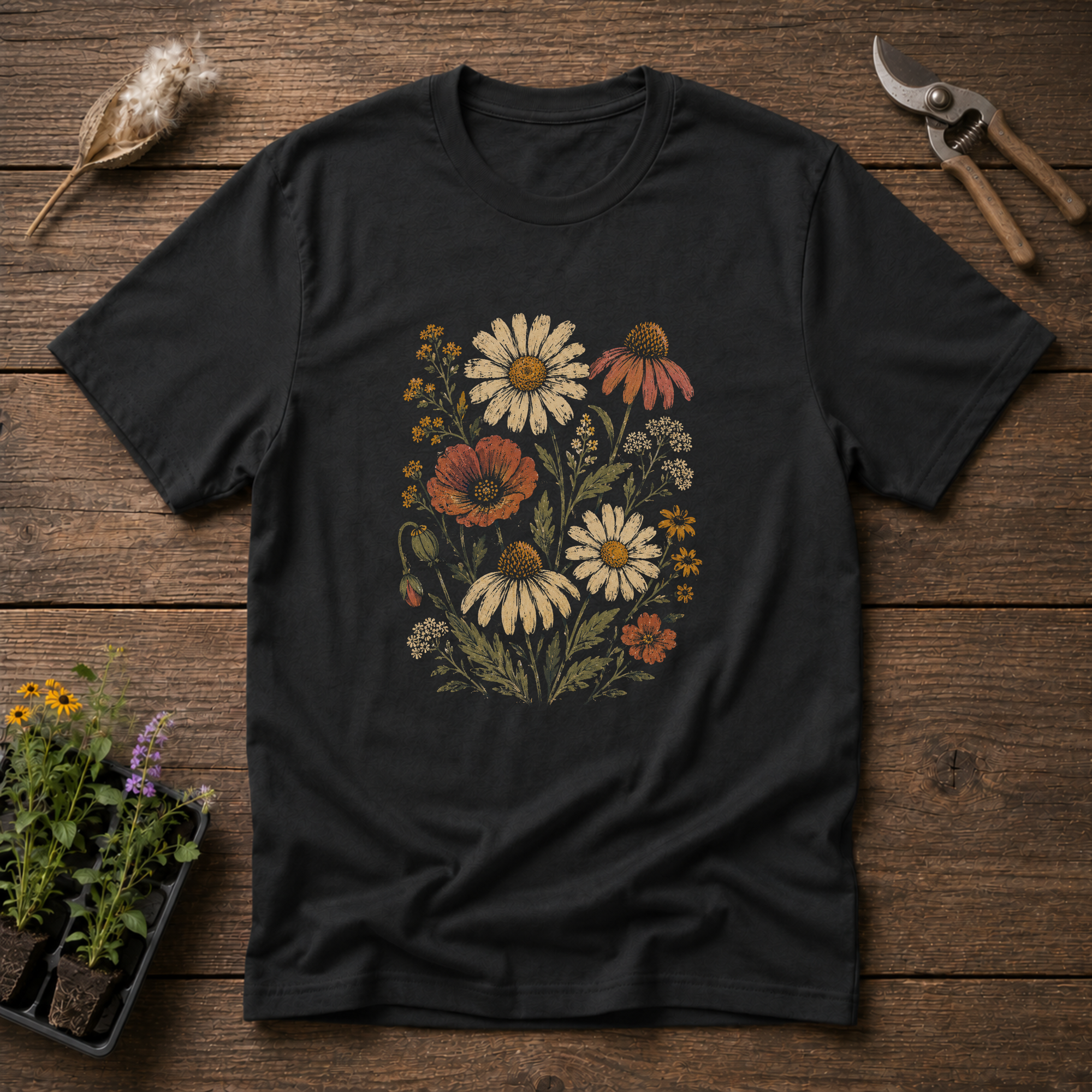 Botanical Wildflowers T-Shirt