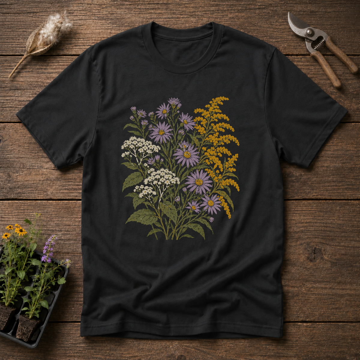 Golden Aster Meadow T-Shirt