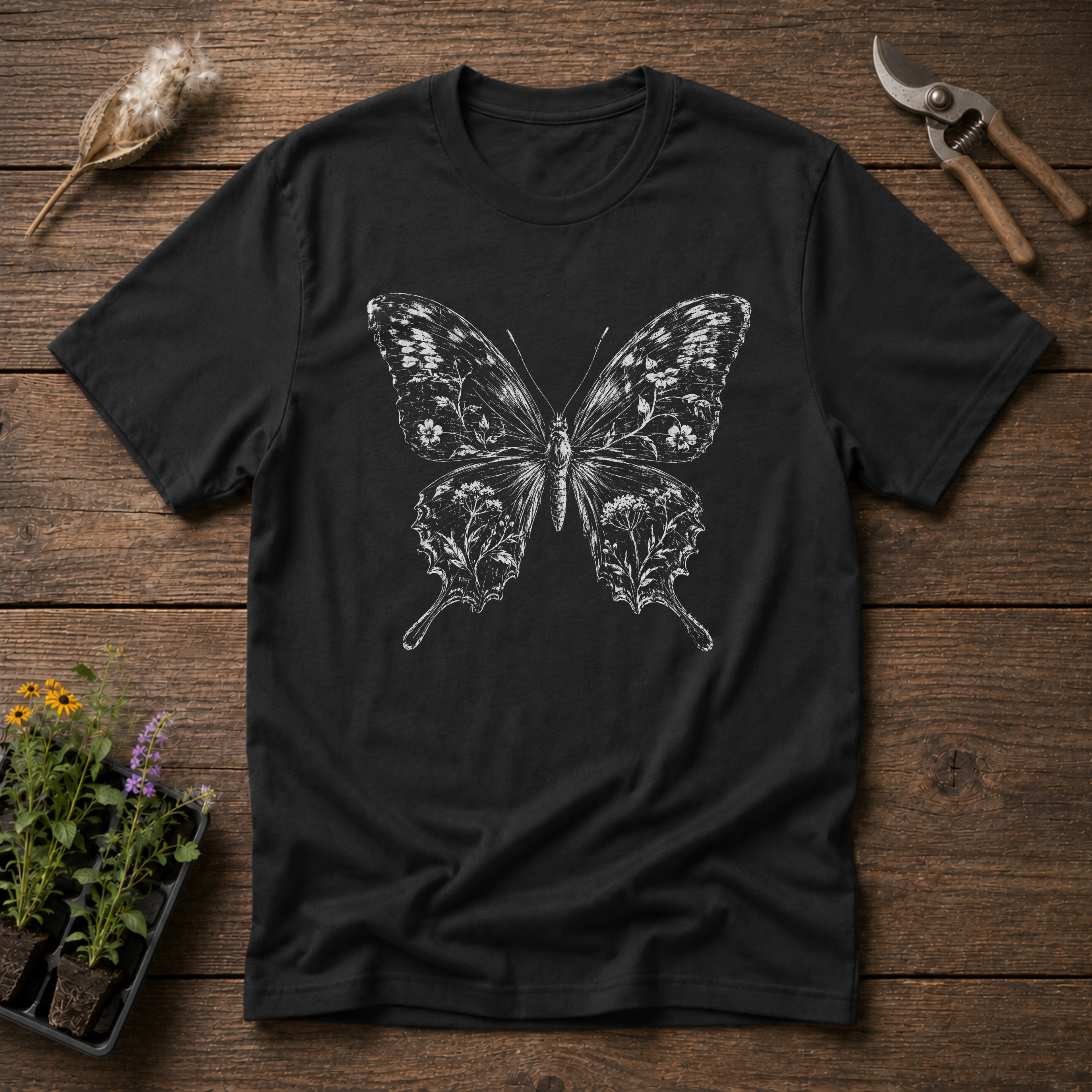 Botanical Butterfly T-Shirt