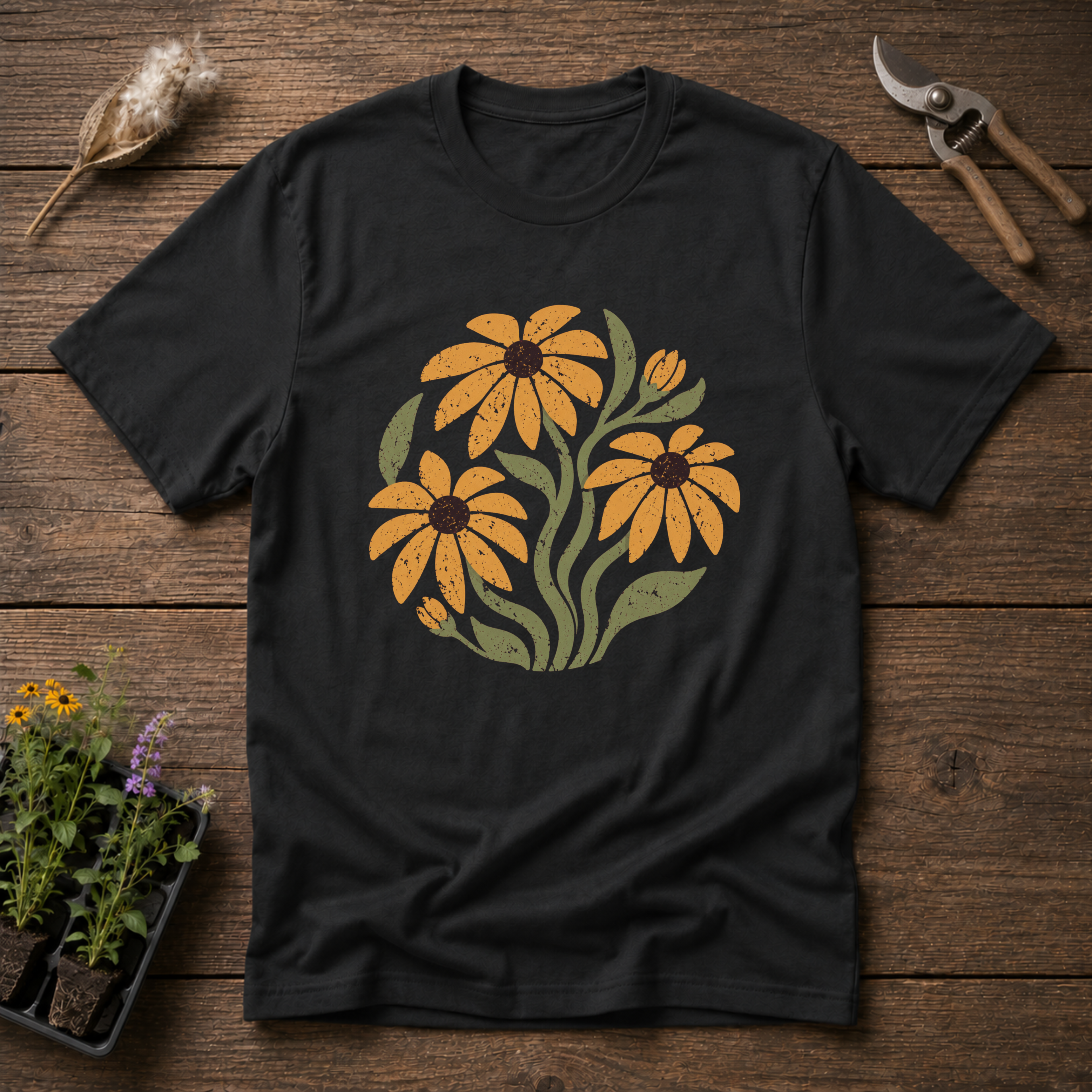 Vintage Black-eyed Susans T-Shirt