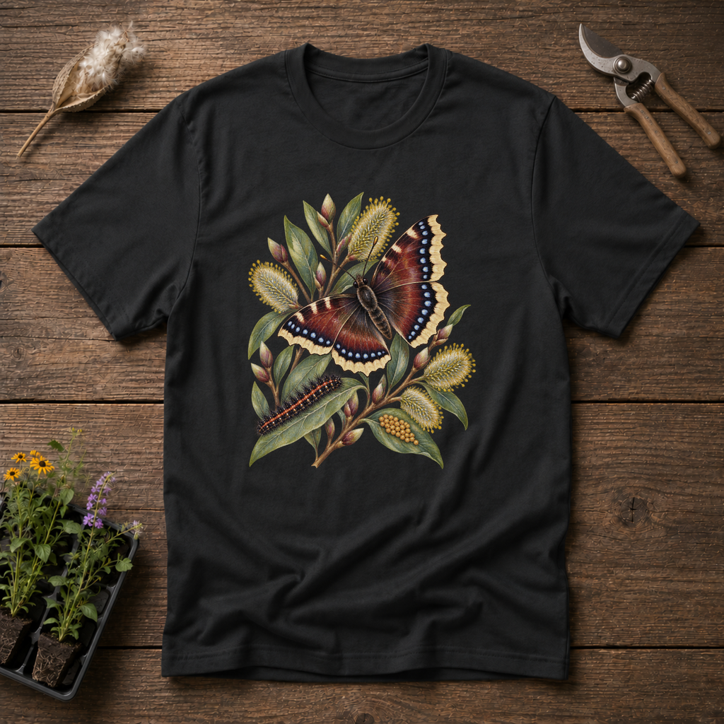 Mourning Cloak T-Shirt in Black