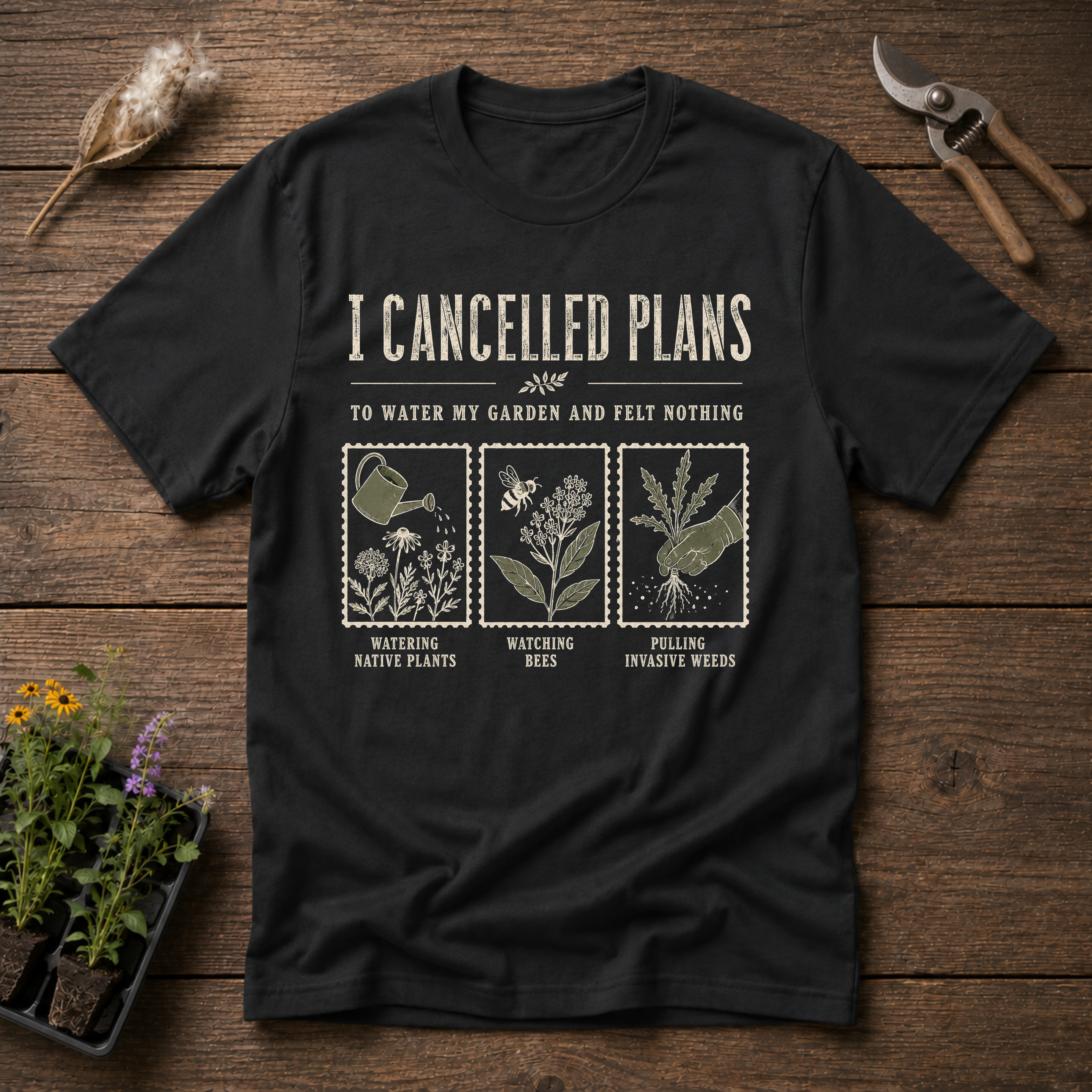 I Cancelled Plans T-Shirt