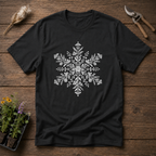 Snowflake Wildflowers T-Shirt in Black