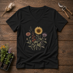 Native Wildflowers V-Neck Tee