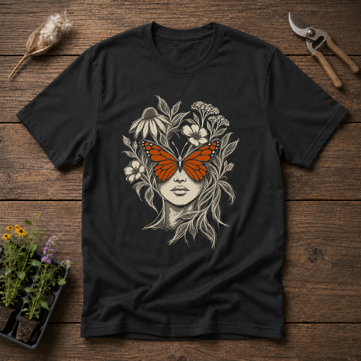 Monarch Garden Muse T-Shirt