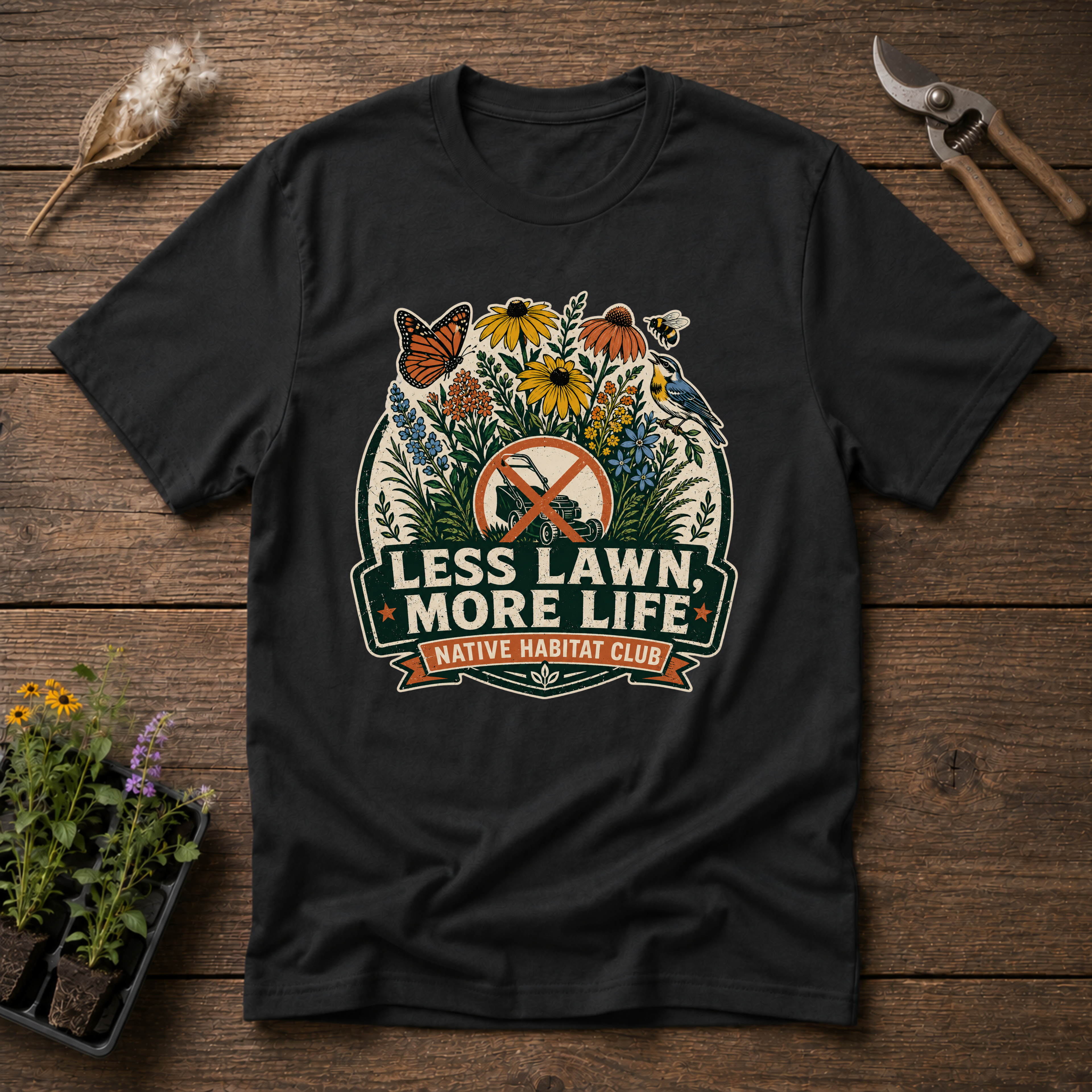 Less Lawn More Life T-Shirt