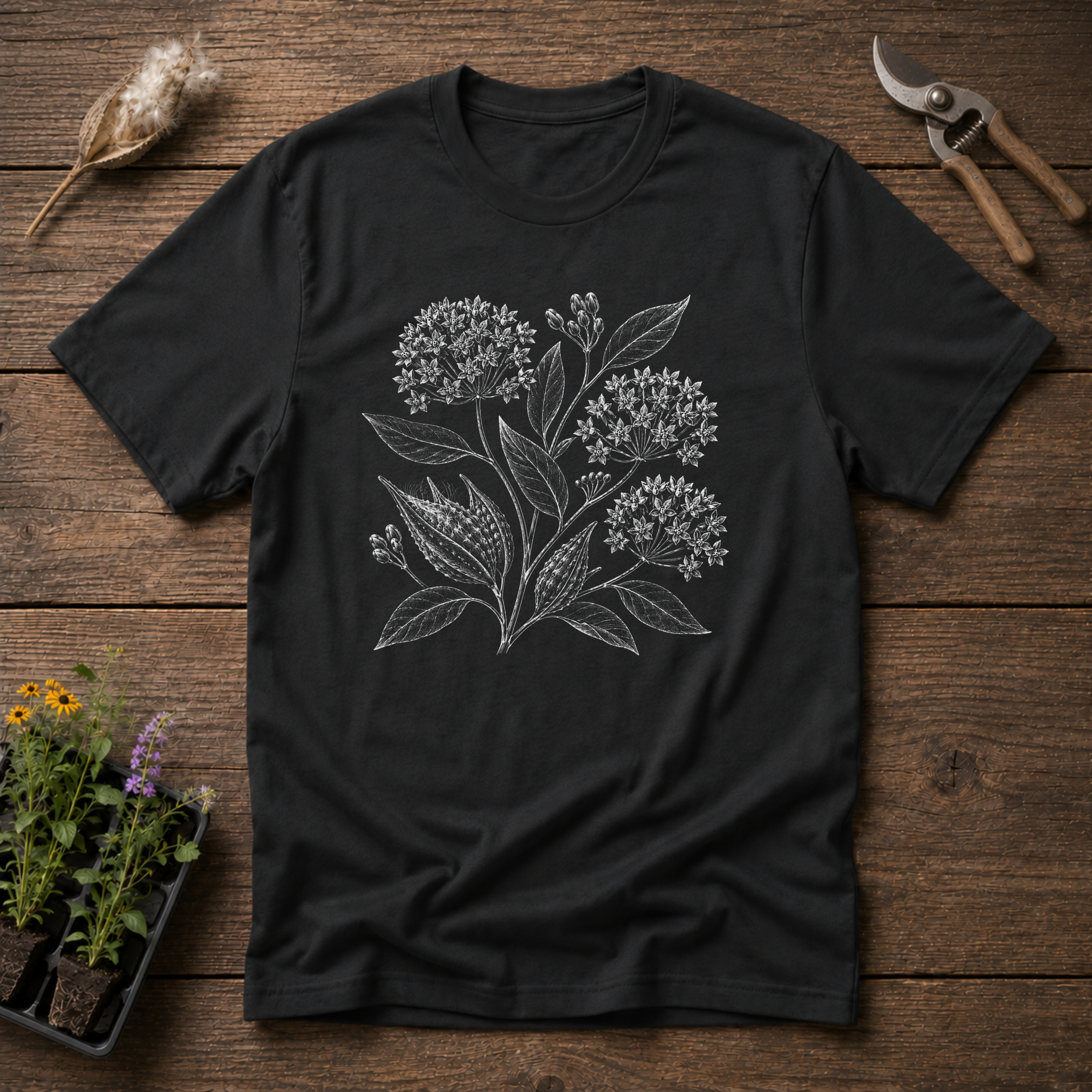 Snowy Milkweed T-Shirt