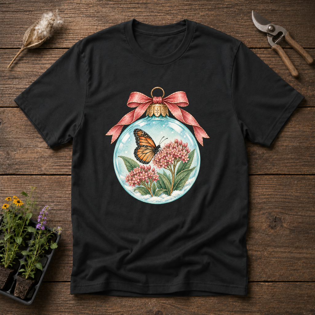 Monarch Winter Magic T-Shirt in Black
