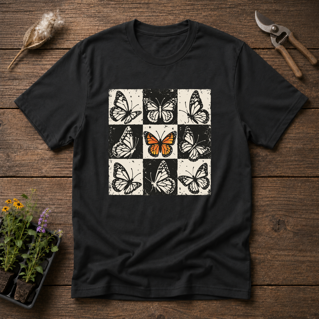 Monarch Checkerboard T-Shirt