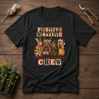 Festive Native Crew T-Shirt in Black