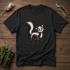 Scribble Skunk T-Shirt in Black