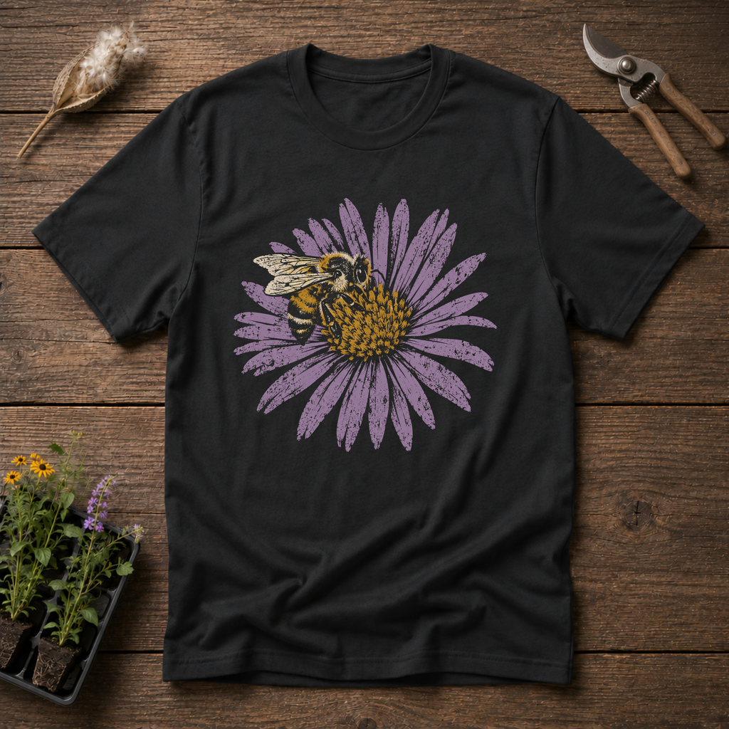 Aster Bumblebee T-Shirt in Black