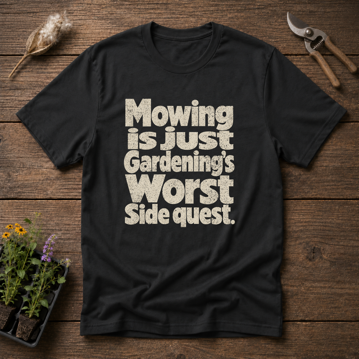 Worst Side Quest T-Shirt in Black