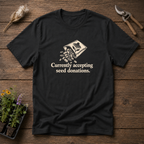 Seed Donations T-Shirt in Black