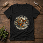 Orange Monarch Only V-Neck Tee