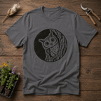 Curious Owl T-Shirt in Charcoal