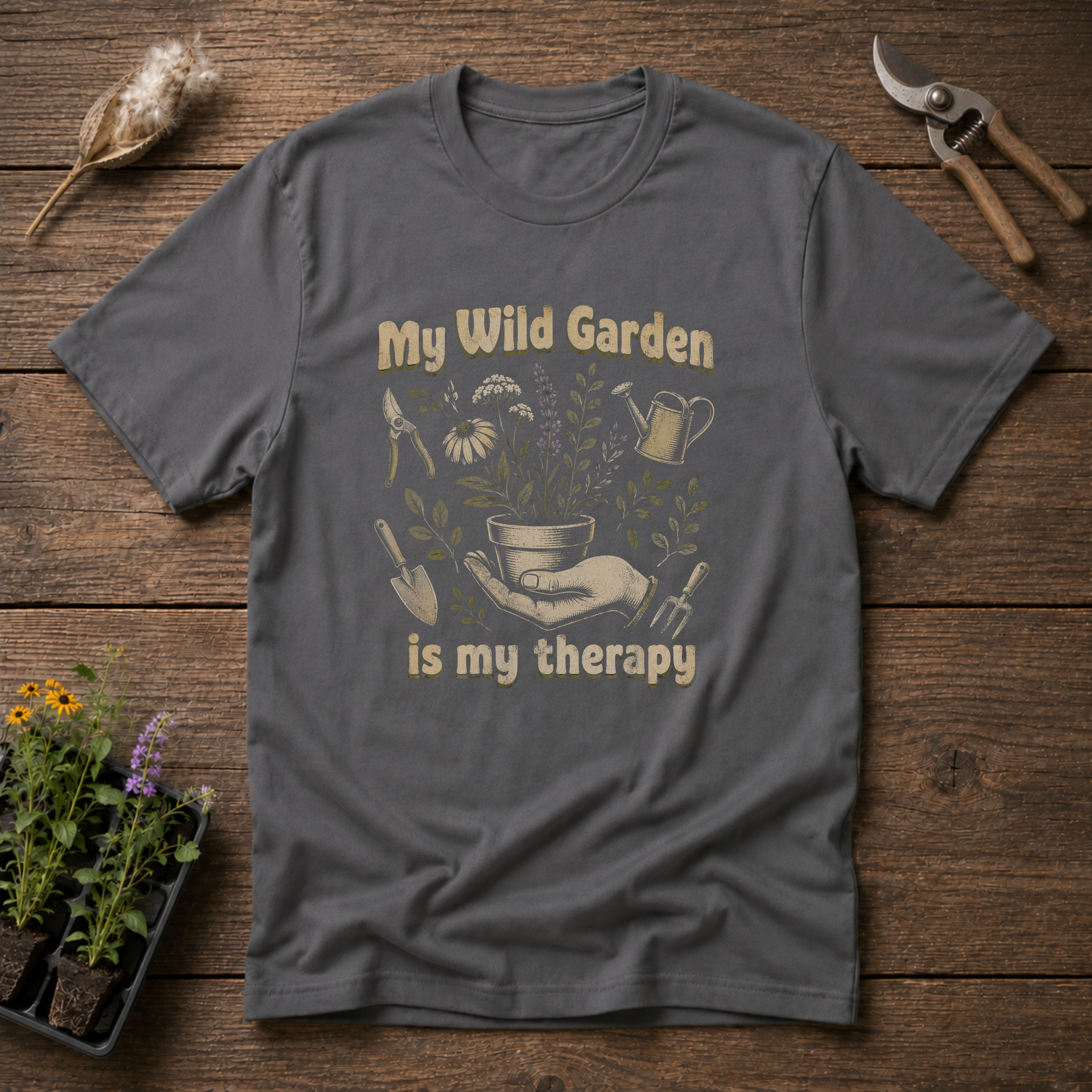 My Wild Garden Is My Therapy T-Shirt