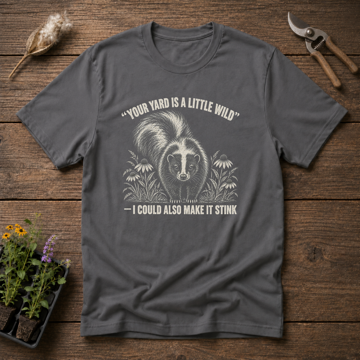 Could Be Stinkier T-Shirt in Charcoal