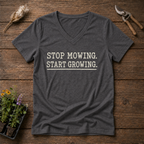 Stop Mowing V-Neck Tee