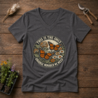 Orange Monarch Only V-Neck Tee