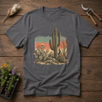 Desert Cacti T-Shirt in Charcoal