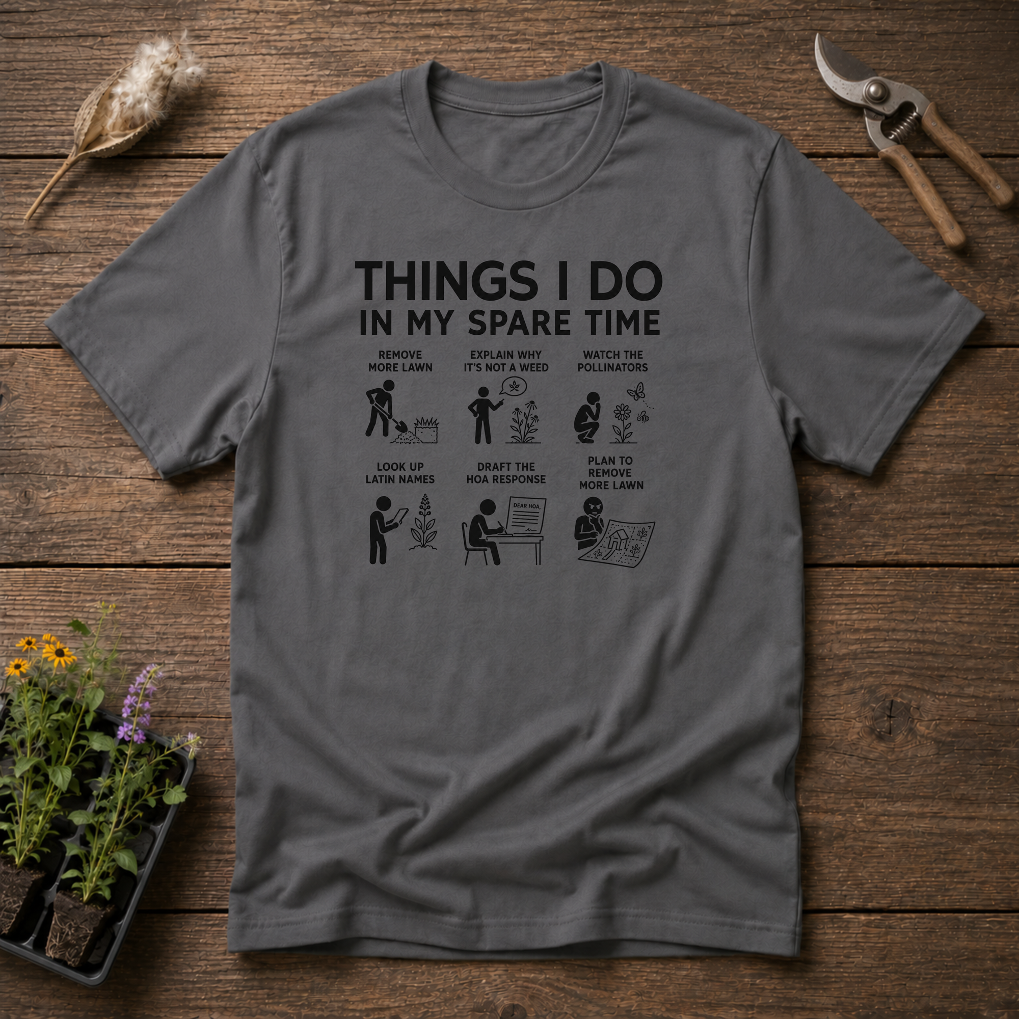 Spare Time Plants T-Shirt