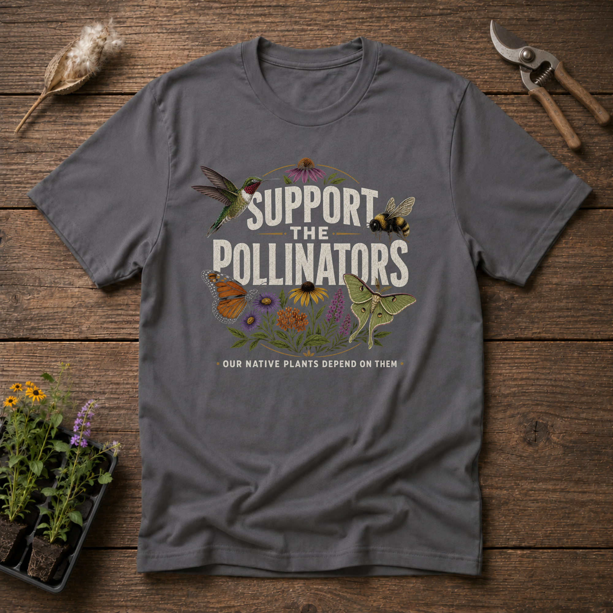Support The Pollinators T-Shirt