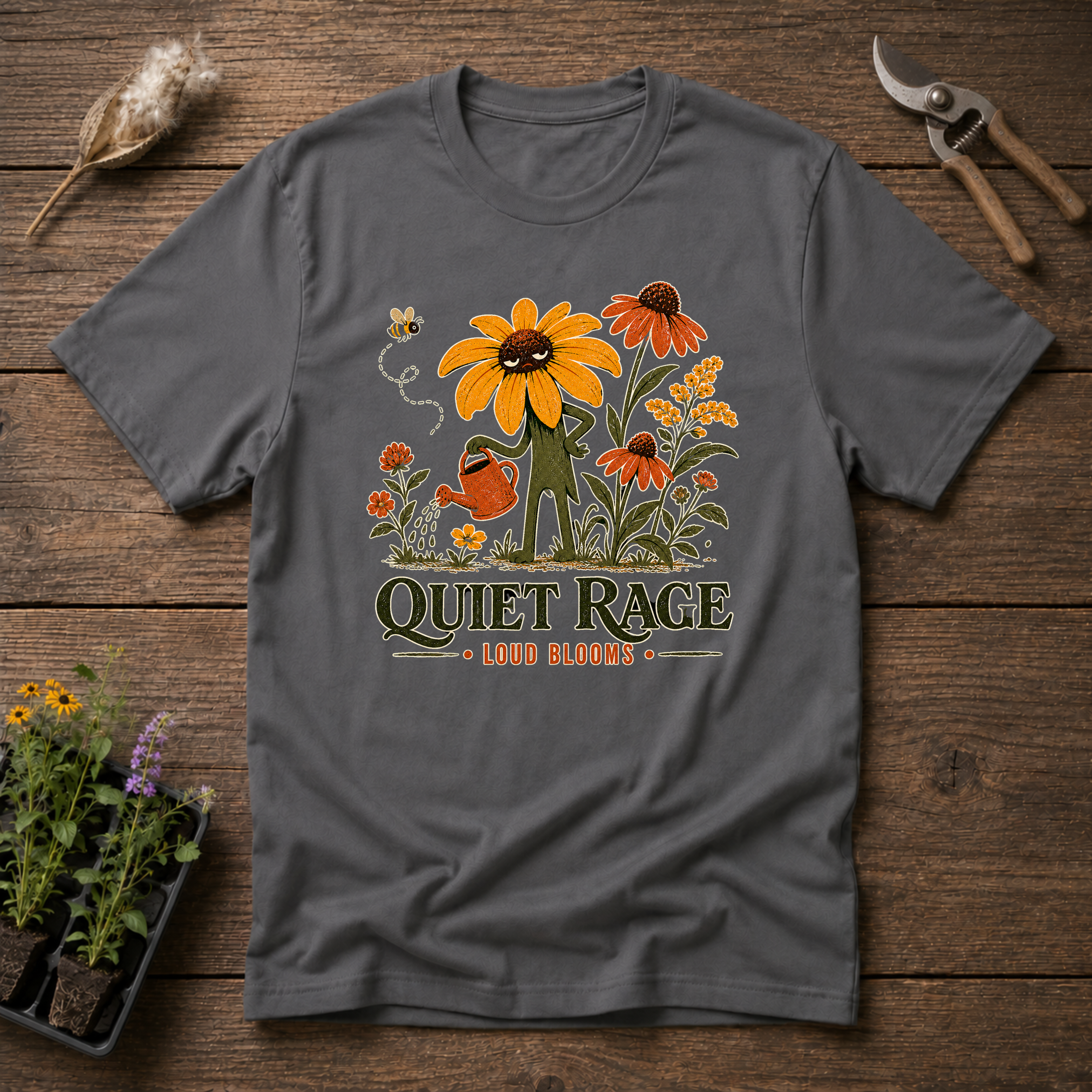Quite Rage, Loud Blooms T-Shirt