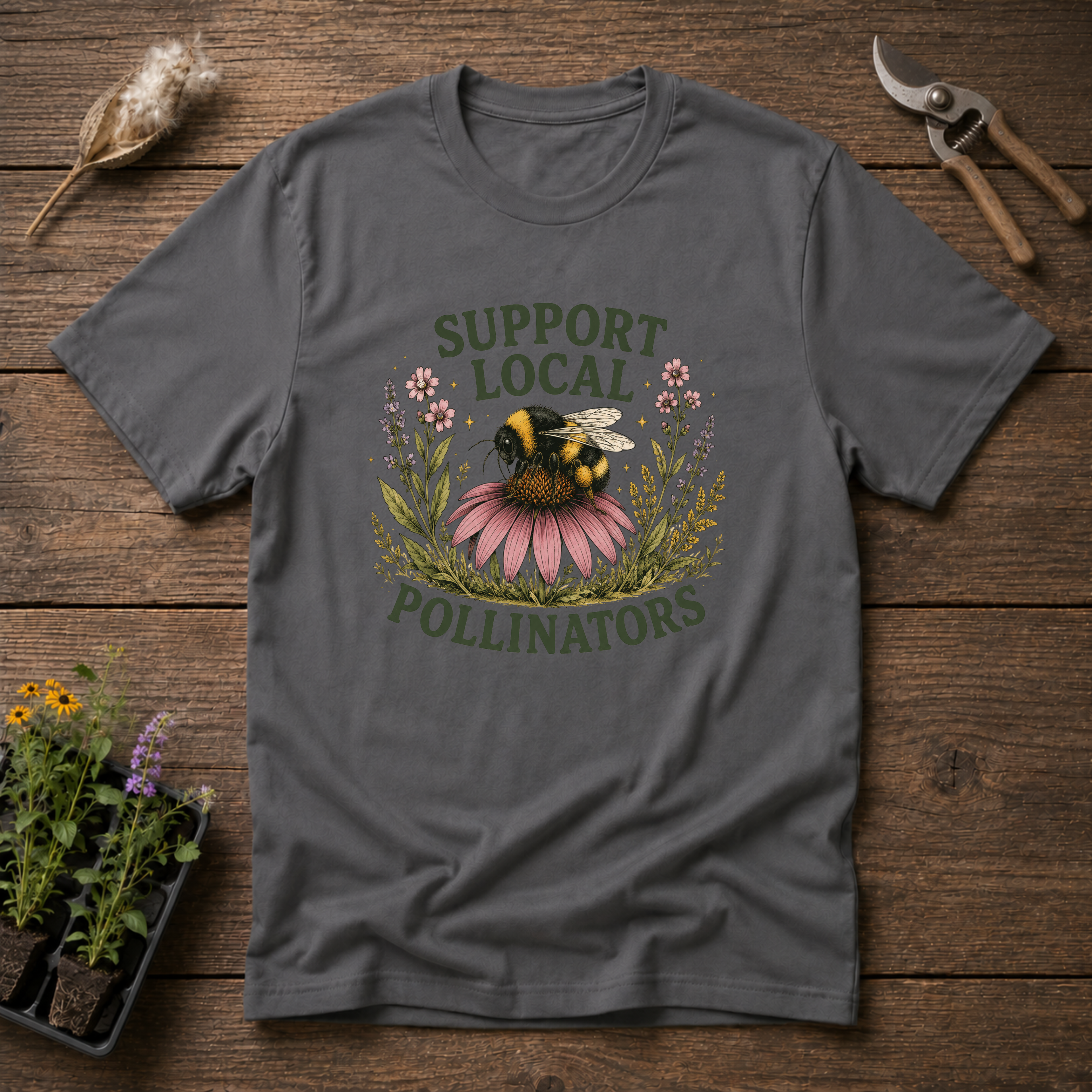 Support Local Pollinators T-Shirt