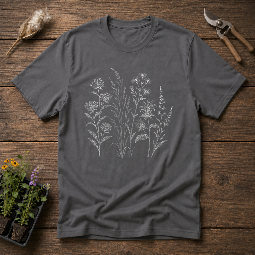 Minimalist Wildflowers T-Shirt