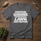 Lawn Destroyer T-Shirt in Charcoal