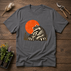 Raccoon Snuggles T-Shirt in Charcoal
