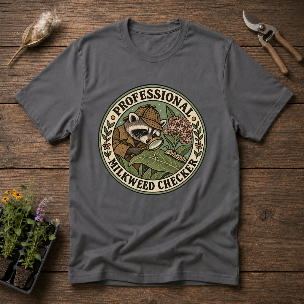Professional Milkweed Checker T-Shirt