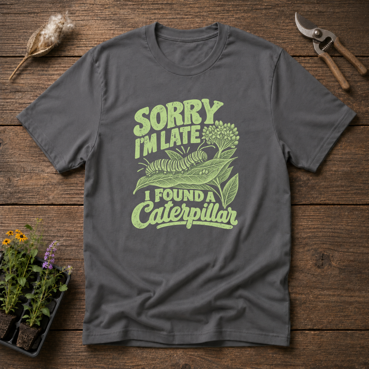 Found a Caterpillar T-Shirt