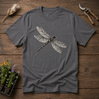 Chalky Dragonfly T-Shirt in Charcoal