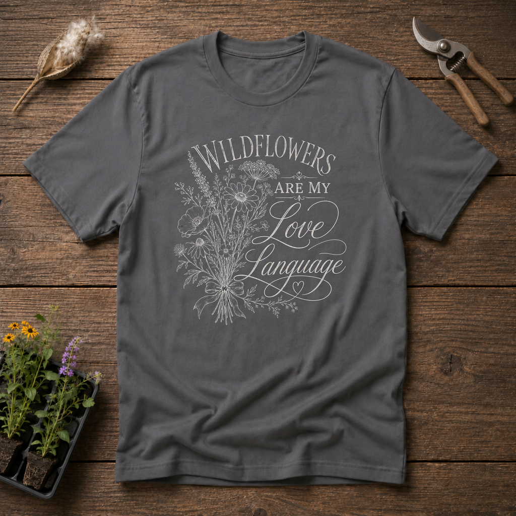 Wildflowers Are My Love Language T-Shirt