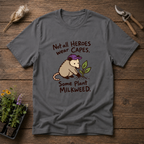 Heroes Plant Milkweed T-Shirt in Charcoal