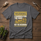 Bugs Over Neighbors T-Shirt in Charcoal